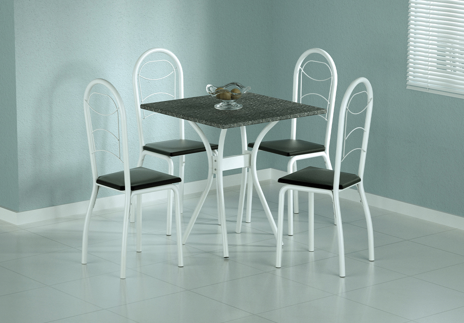 MESA BIANCA 04 CAD HELOISA / MUNIQUE